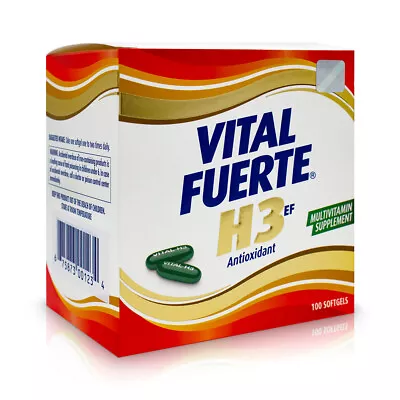 Vital Fuerte H3 X 100 Caps Antioxidant Multivitamin • $27.99