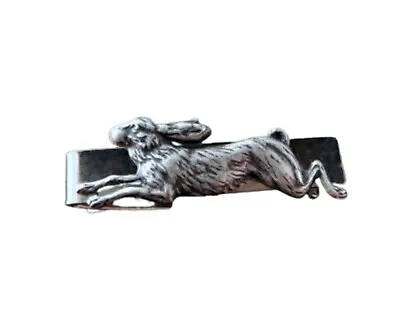 Handmade Oxidized Silver Steampunk Rabbit Tie Bar Clip • $25.65