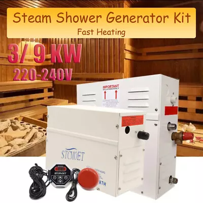 Steam Generator For Steam Bath Electric Sauna Sauna Room Bath Generator 3kw 9kw • $229.76