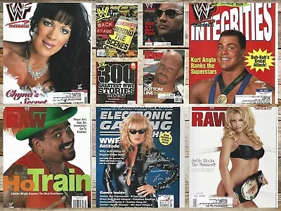 WWF WWE Magazine Lot (9) • $3.25