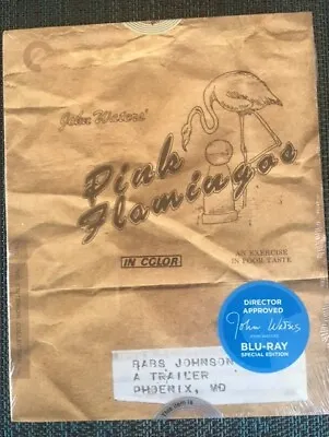 John Waters' PINK FLAMINGOS-1972 (Criterion Collection Blu-Ray) Unrated NEW • $35