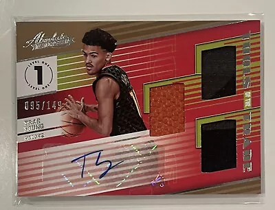 $350 • Buy 2018 19 Absolute Trae Young Tools Of The Trade Rookie Auto 95/149
