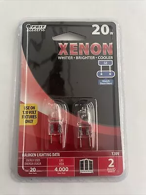 Feit Electric / 20 Watt - Xenon Bulbs / G8 Base - 1 Pack/2 Bulbs • $11.25