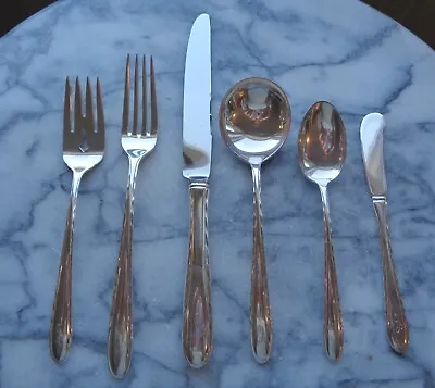 Vintage Towle Sterling 6 Piece Place Setting  Silver Flute  Flatware • $200
