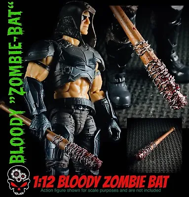 1:12 Bloody Zombie Bat Weapon For G.I. Joe Classified Walking Dead 6” 245B • $17.99