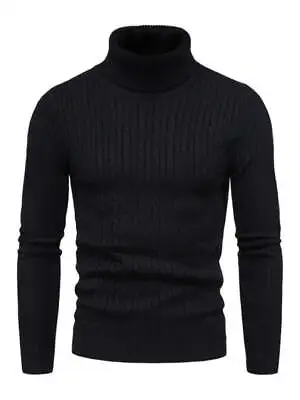 Men’s Slim Fit Knitted Turtleneck - Cross-Border Style • $24.38