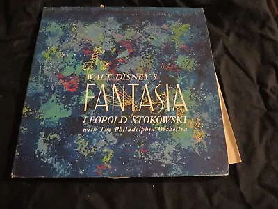 Walt Disney's Fantasia 1957 Buena Vista STER 101 RE Jacket VG Vinyl EX • $24