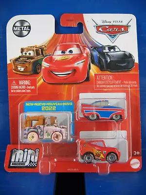 Disney Pixar Cars Mini Racers 3 Pack Your Choice Variation Listing • $17.99