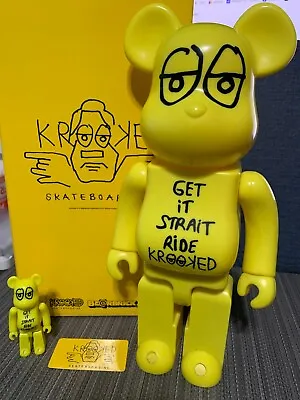 Bearbrick 400% & 100%  Be@rbrick   Medicom Toy Krooked Skateboards Mark Gonzales • $299