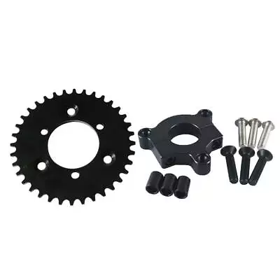 Black CNC 36T Sprocket With Adapter Fit 415 Chain 80cc Motorized Bicycle Bike • $39.99