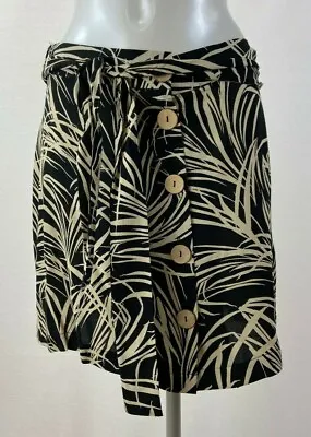 £10.99 • Buy Ladies New Ex George Tropical Print Button Skirt Size 8 10 12 14 16 18 20 22 24