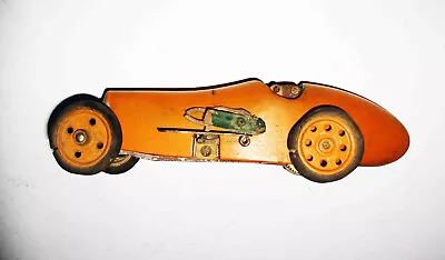 MECCANO PATENT 1911 Orange Wood Body BOAT TAIL SPEEDSTER AC Electr Motor Car TOY • $487