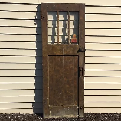 Entry Door Farmhouse Restaurant Exterior Front Pantry Door Antique Vintage 80x30 • $395