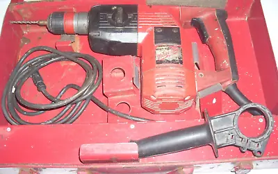 Milwaukee 5303-2 Rotary Hammer Drill SDS 1 1/8  Cap 7.6 Amps W (28) Bits & Case • $225