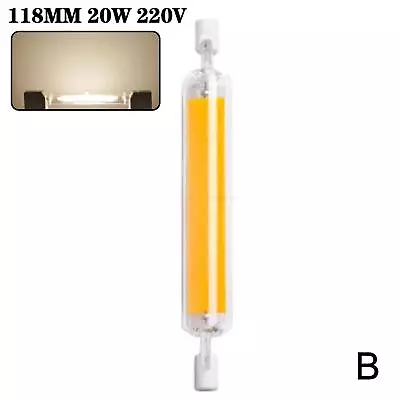 R7S COB 78mm 20W LED Bulb Halogen Dimmable Tube Glass Replace Lamp 118mm R5X9 • $8.57