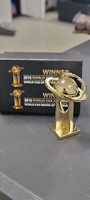 Mazda Brass 2016 World Car Awards Trophy MX-5 Miata KeyChain Gold Color And Box • $18