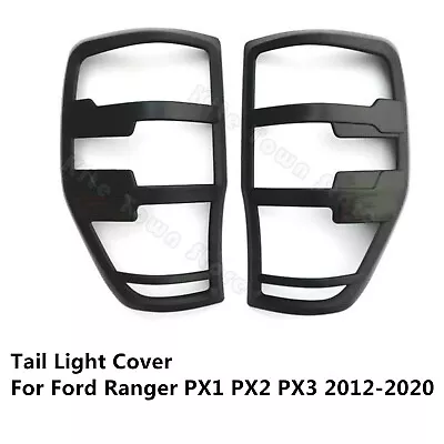 Suit Ford Ranger PX1 PX2 PX3 Matte Black Tail Light Cover Rear Trim 2012-2020	 • $38.99