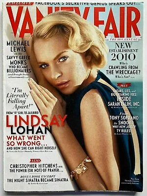 LINDSAY LOHAN October 2010 VANITY FAIR Magazine FRANK SINATRA / ANDREW GARFIELD • $12