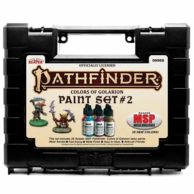 Reaper Pathfinder Colors Of Golarion 09968 Paint Set #2 Master Series Paints • $79.95