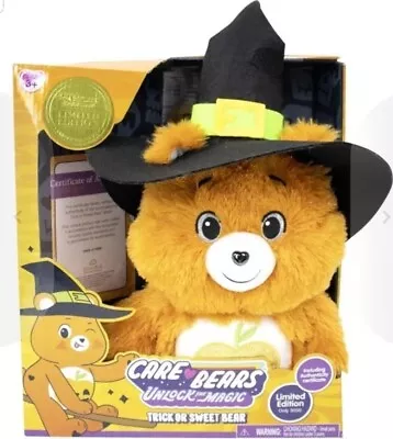 Care Bears Unlock The Magic TRICK OR SWEET BEAR Limited3000 New In Box With Cert • $65