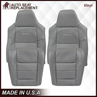 2003 2004 2005 2007 2007 Ford F250 F350 Lariat Synthetic Leather Seat Cover Gray • $70.50