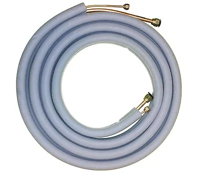 Mini Split Line Set Extension 25FT 1/4'' And 3/8  Flared Insulated Copper  • $99.99