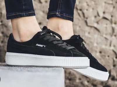 $15 • Buy Puma Suede Platform Sneakers - US 6 EUR 36 UK 3.5 22.5cm