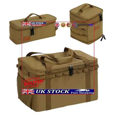 £13.10 • Buy Outdoor Cutlery Set Tote Camping Kitchen Kit Organizer For Hiking Equipment UK