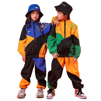 £16.41 • Buy Kids Boys&Girls Party Street Dance Costume Jazz Hip Hop Performance Outfit Set