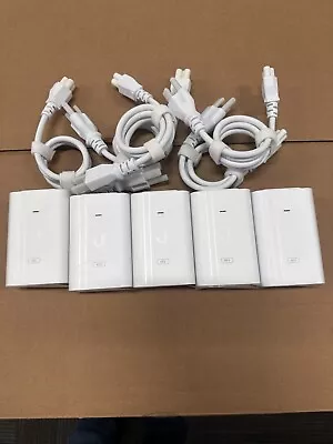 Lot Of 5  Genuine Ubiquiti UniFi 48V PoE Injectors (WHITE) • $60