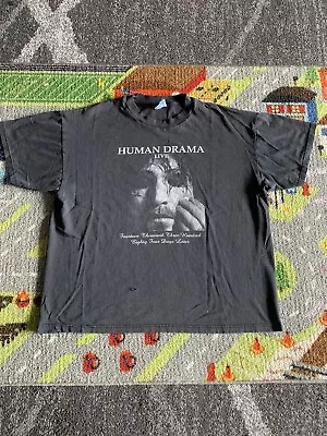 Vintage Human Drama Live 1997 Goth Rock Band Black Shirt Xl • $243