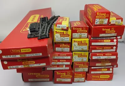 Triang Hornby Model Railways Trains 25 Items Triang Train Track • £159.99