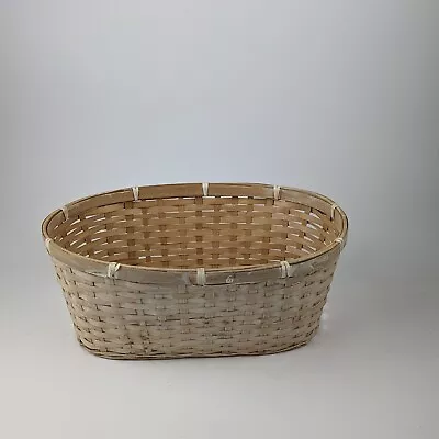 Vintage Lightweight Long Woven Basket • $12.89