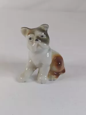 Vintage Porcelain Bulldog Figurine Made In Japan Porcelain/Ceramic • $11.89