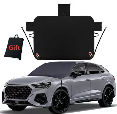 For Audi Car Magnetic Windshield Snow Cover Dust Frost Ice Protector Sun Shade • $21.49