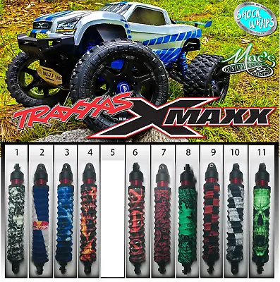 *HOT NEW CUSTOM* Traxxas X-Maxx Xmaxx Shock Boots - Covers By Macs - 4 Pcs • $22.49