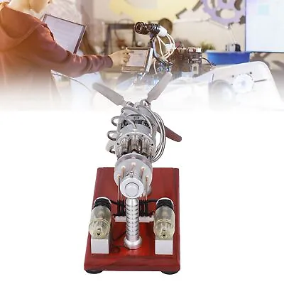 HG Stirling Engine Model Kit Hot Air Generator 16 Cylinder Swashplate • $222.57