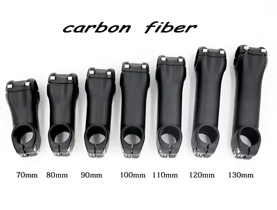 UD Carbon Fiber MTB Road Bike Bicycle 1 1/8 Handlebar Stem 31.8 Mm 70 - 130 Mm • $24.98