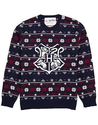 $49.99 • Buy Harry Potter Adults Christmas Jumper Womens Mens Knitted Fairisle Sweater
