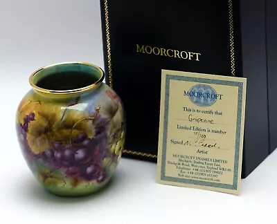 Moorcroft Enamels Kingsley Grapevine Ltd Edition 15/100 By Nigel Creed • $801.96