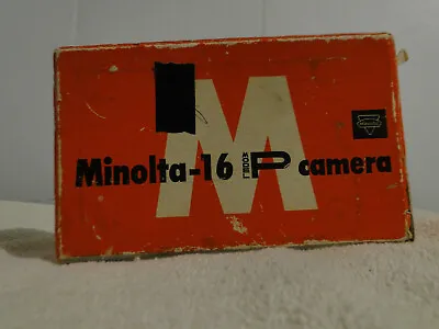 Minolta-16 P Camera In Box With Manual • $19.99