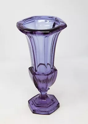 Moser Amethyst Purple Neodymium Crystal Glass Vase Made In Germany • $97.05