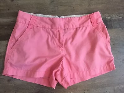 J. Crew Shorts Pink Broken In Chino Women’s Size 4 Preppy Mid Rise Classic 3inch • $9.50