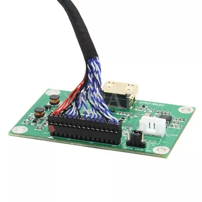$34.41 • Buy V1.5 LVDS To HDMI-Compatible Adapter Board Converter +Cable Compatible W/1080P