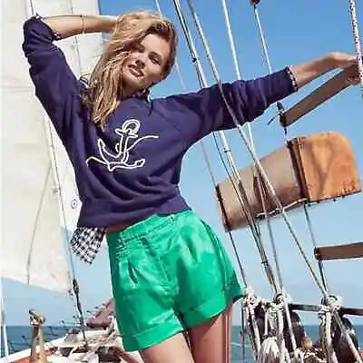 J Crew Anchor Blue Sweatshirt • $45