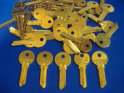 Lot Of Forty Locksmith Y1 5-pin Key Blanks Fits Yale Solid Brass Made In Usa • $21.89