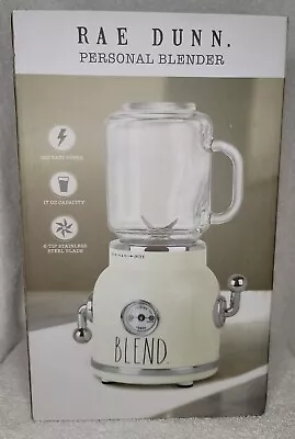 NIB! Rae Dunn Kitchen Personal Blender BLEND 17 OZ Glass Mason Jar 350 WATT  • $79.99