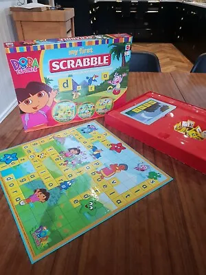 My First Scrabble - Dora The Explorer Edition - Lovely Condition (Mattel) • £9.99