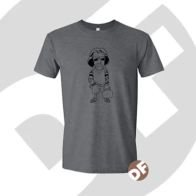 £9.99 • Buy Big Lebowski The Dude Cult Film Inspired Cartoon Printed Graphics  Tshirt