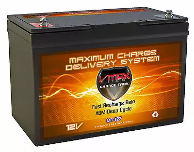 VMAX MR127 12V 100Ah AGM SLA Battery Fits Minn Kota Trolling Motor Power Center • $239.93